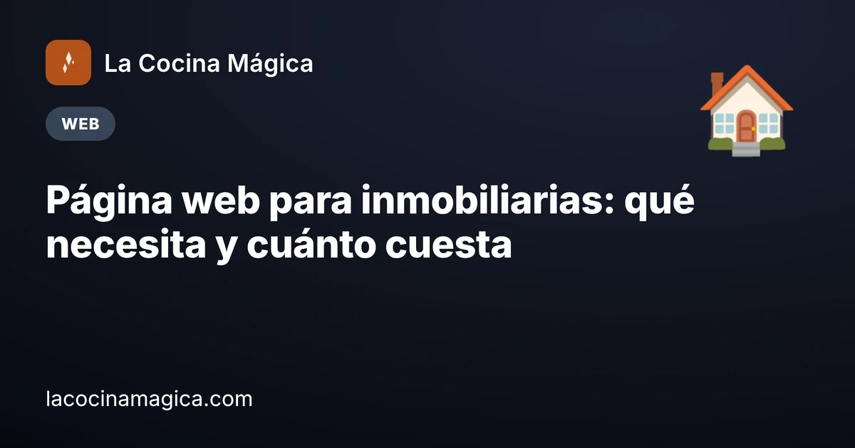 Página web para inmobiliarias: la que capta propietarios y no solo enseña pisos