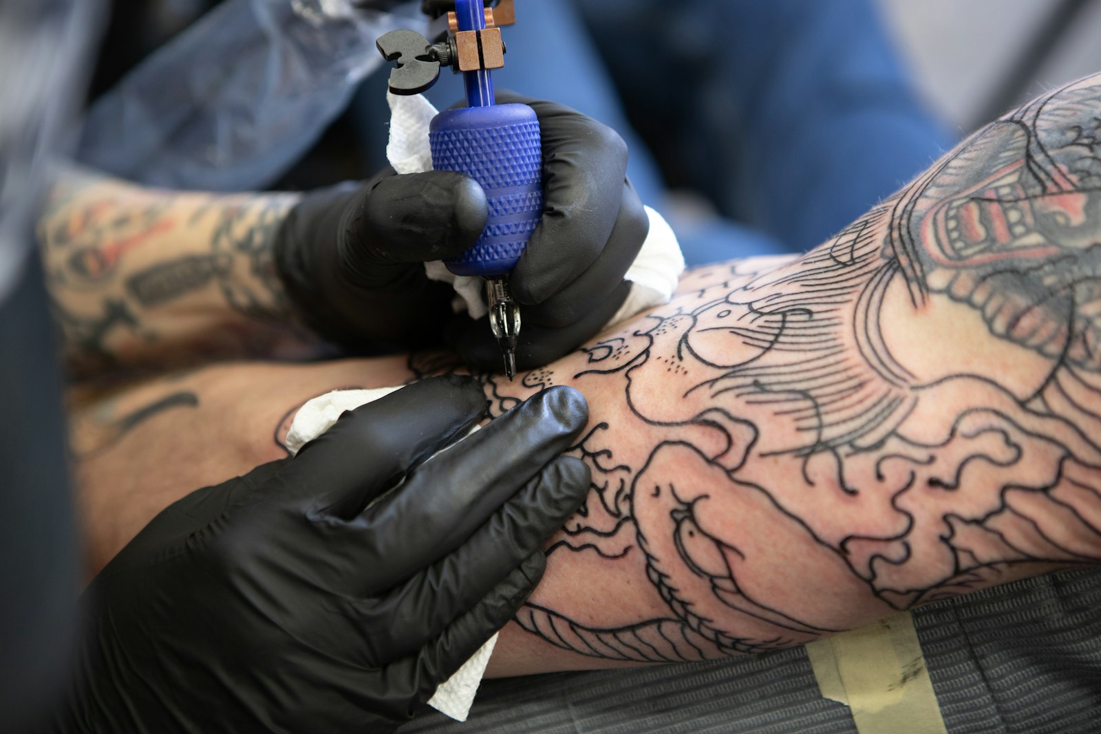 Brazo tatuado